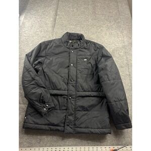 Fourstar Clothing Company Men's M Black Quilted Jacket Coat Black Winter Ski